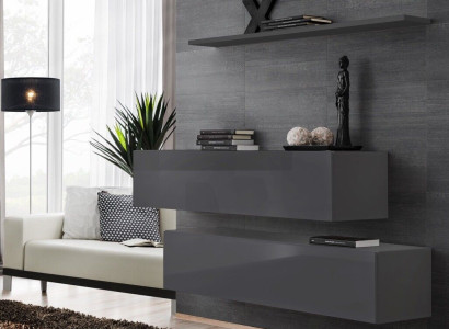 Moderne Wohnwand Einrichtung Luxus Designer Komplette Set 3tlg.Wohnzimmermöbel